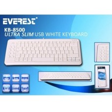 Everest KB-8500 Q USB Beyaz MMedya Klavye
