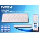 Everest KB-8500 Q USB Beyaz MMedya Klavye