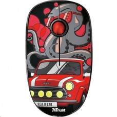 Trust 23336 Sketch Kablosuz Sessiz Mouse - Kırmızı